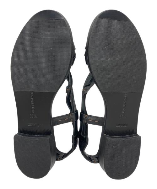 BOTTEGA VENETA（ボッテガベネタ）BOTTEGA VENETA (ボッテガベネタ) レザーサンダル ブラック サイズ:37 1/2の古着・服飾アイテム