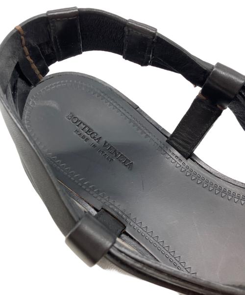 BOTTEGA VENETA（ボッテガベネタ）BOTTEGA VENETA (ボッテガベネタ) レザーサンダル ブラック サイズ:37 1/2の古着・服飾アイテム