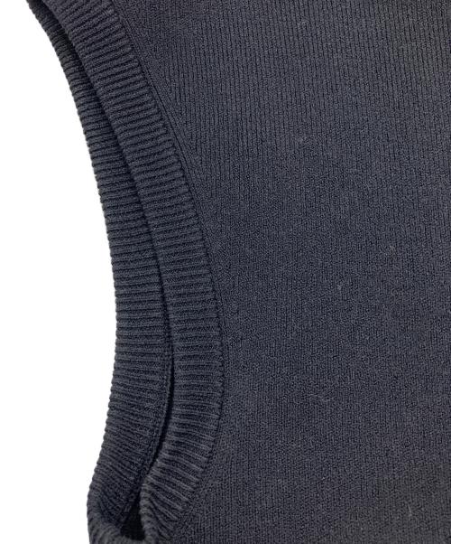LOUIS VUITTON（ルイ ヴィトン）LOUIS VUITTON (ルイ ヴィトン) ノースリーブニットワンピース ブラック サイズ:Mの古着・服飾アイテム