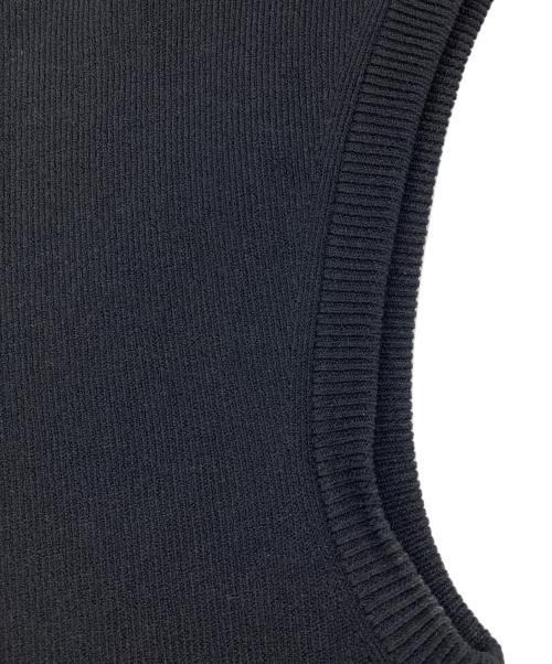LOUIS VUITTON（ルイ ヴィトン）LOUIS VUITTON (ルイ ヴィトン) ノースリーブニットワンピース ブラック サイズ:Mの古着・服飾アイテム