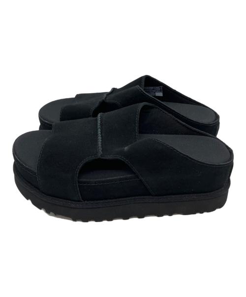 UGG（アグ）UGG (アグ) W GOLDENSTAR HI CUTOUT SLIDE ブラック サイズ:22㎝の古着・服飾アイテム