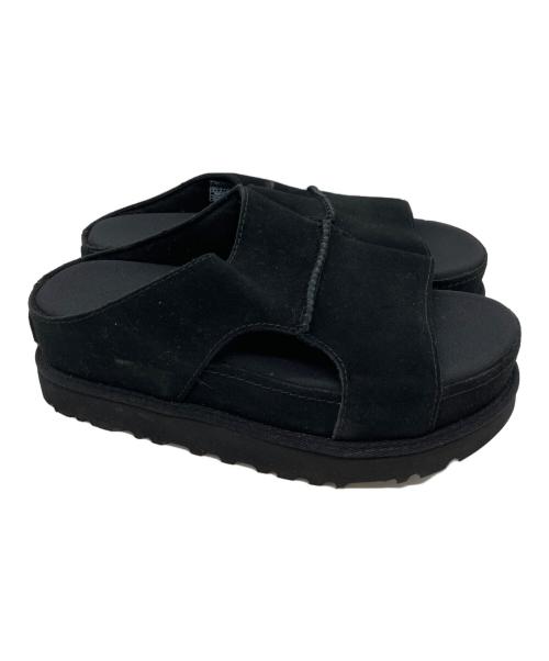 UGG（アグ）UGG (アグ) W GOLDENSTAR HI CUTOUT SLIDE ブラック サイズ:22㎝の古着・服飾アイテム