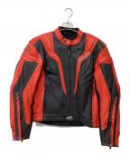 ARLEN NESSアレンネス）の古着「レザープロテクタージャケット」｜レッド