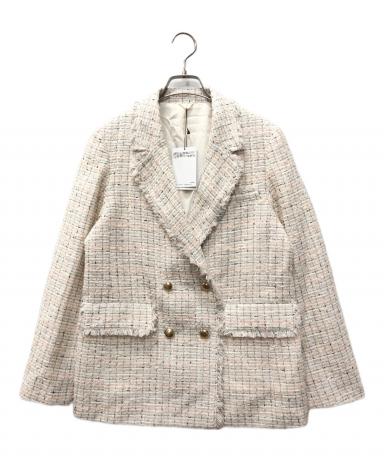 中古・古着通販】ANAYI (アナイ) ミックスツイードダブルジャケット