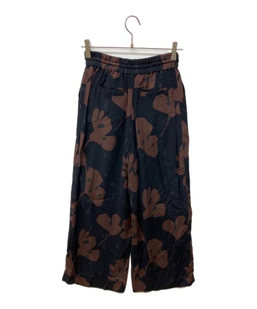 SACRA（サクラ）SACRA (サクラ) MODERN FLOWER PANTS ブラック サイズ:36の古着・服飾アイテム