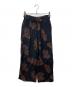 SACRA（サクラ）の古着「MODERN FLOWER PANTS」｜ブラック