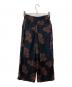 SACRA (サクラ) MODERN FLOWER PANTS ブラック サイズ:36：9000円