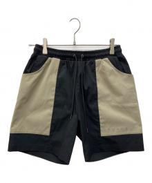 CRONOS（クロノス）の古着「ハーフパンツ」｜ベージュ×ブラック