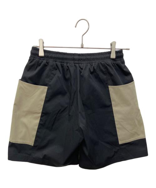 CRONOS（クロノス）CRONOS (クロノス) ハーフパンツ ベージュ×ブラック サイズ:Sの古着・服飾アイテム