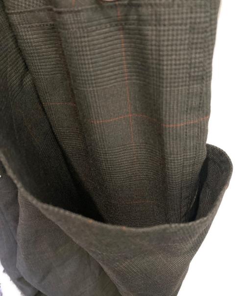 sacai（サカイ）sacai (サカイ) グレンチェックウールパンツ グレー サイズ:1の古着・服飾アイテム