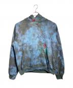CVTVLIST×ROYAL FLASHカタリスト×ロイヤルフラッシュ）の古着「別注 Logo Embroidered Hoodie/別注刺繍フーディー」｜ブルー