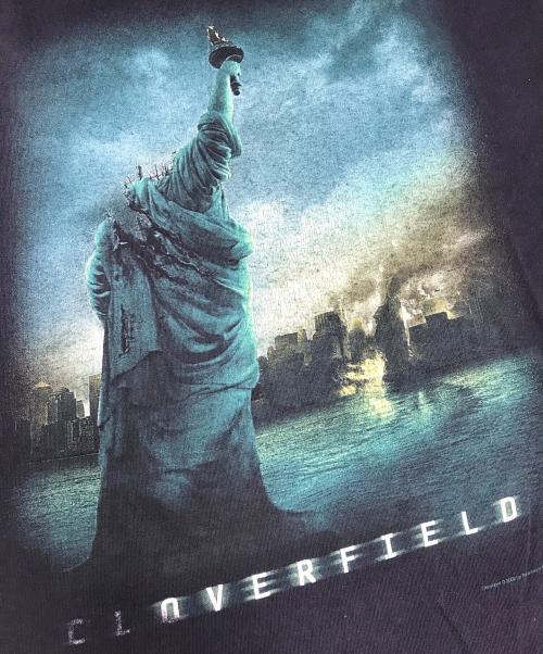 ムービーTシャツ（ムービーTシャツ）ムービーTシャツ (ムービーTシャツ) 00s CLOVERFIELD(クローバーフィールド) ムービーTシャツ ブラック サイズ:Lの古着・服飾アイテム