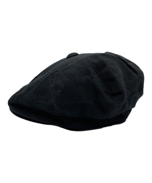 STETSON（ステットソン）STETSON (ステットソン) 麻キャスケット ブラックの古着・服飾アイテム
