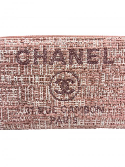 CHANEL（シャネル）CHANEL (シャネル) ラウンドファスナー財布 ピンク サイズ:-の古着・服飾アイテム