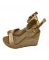 LAUREN RALPH LAUREN (ローレン ラルフ ローレン) ブレーデッド ラフィア エスパドリーユ ベージュ サイズ:7B：6000円