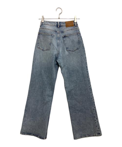 anuans（アニュアンス）anuans (アニュアンス) Wide leg denim インディゴの古着・服飾アイテム