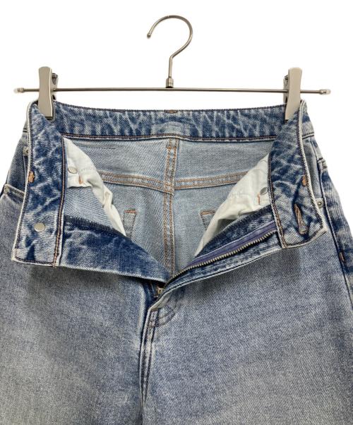 anuans（アニュアンス）anuans (アニュアンス) Wide leg denim インディゴの古着・服飾アイテム
