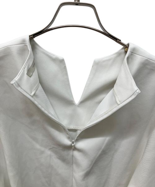 LE PHIL（ル フィル）LE PHIL (ル フィル) 2WAYツイルフレアブラウス ホワイト サイズ:FREEの古着・服飾アイテム