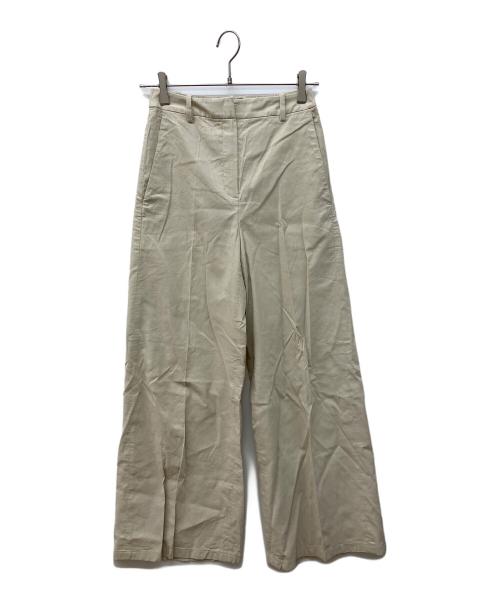 theory luxe（セオリーリュクス）theory luxe (セオリーリュクス) リネンブレンドワイドパンツ ベージュ サイズ:36の古着・服飾アイテム