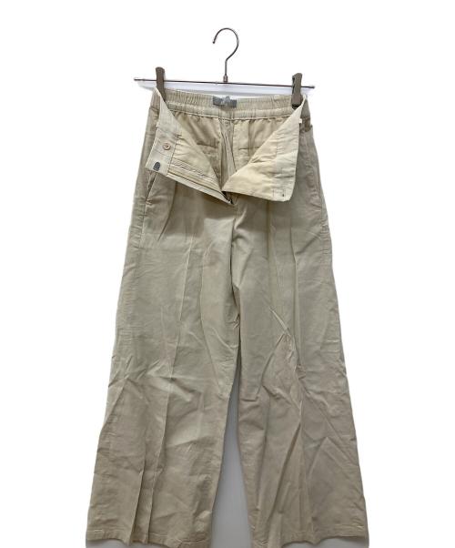 theory luxe（セオリーリュクス）theory luxe (セオリーリュクス) リネンブレンドワイドパンツ ベージュ サイズ:36の古着・服飾アイテム