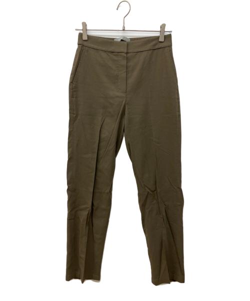 theory luxe（セオリーリュクス）theory luxe (セオリーリュクス) リネンブレンドテーパードパンツ ブラウン サイズ:36の古着・服飾アイテム