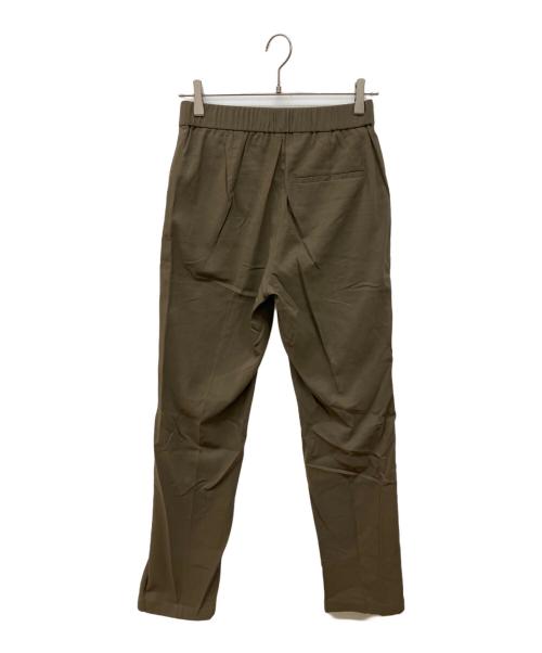 theory luxe（セオリーリュクス）theory luxe (セオリーリュクス) リネンブレンドテーパードパンツ ブラウン サイズ:36の古着・服飾アイテム