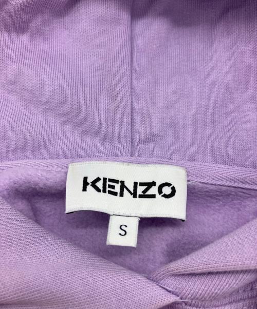 KENZO（ケンゾー）KENZO (ケンゾー) プリントプルオーバーパーカー パープル サイズ:Sの古着・服飾アイテム