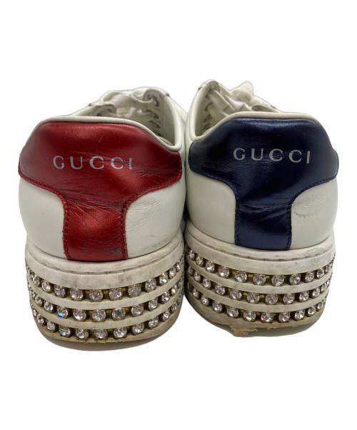 GUCCI（グッチ）GUCCI (グッチ) スニーカー ホワイト サイズ:35の古着・服飾アイテム