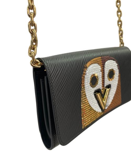 LOUIS VUITTON（ルイ ヴィトン）LOUIS VUITTON (ルイ ヴィトン) Portefeuille Twist Owl Wallet ポルトフォイユ・ツイスト フクロウ/M62334 ブラックの古着・服飾アイテム