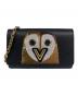 LOUIS VUITTON（ルイ ヴィトン）の古着「Portefeuille Twist Owl Wallet ポルトフォイユ・ツイスト フクロウ/M62334」｜ブラック