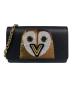 LOUIS VUITTON（ルイ ヴィトン）の古着「Portefeuille Twist Owl Wallet ポルトフォイユ・ツイスト フクロウ/M62334」｜ブラック