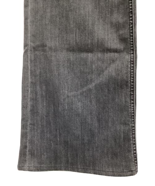 YANUK（ヤヌーク）YANUK (ヤヌーク) wide flare denim ブラック サイズ:22の古着・服飾アイテム