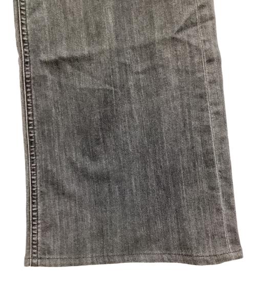 YANUK（ヤヌーク）YANUK (ヤヌーク) wide flare denim ブラック サイズ:22の古着・服飾アイテム