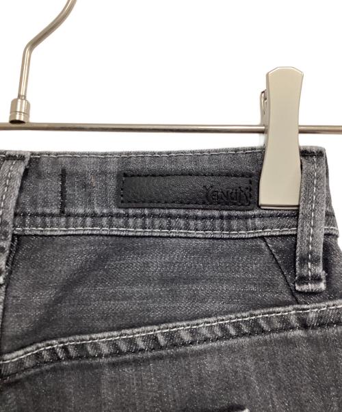 YANUK（ヤヌーク）YANUK (ヤヌーク) wide flare denim ブラック サイズ:22の古着・服飾アイテム