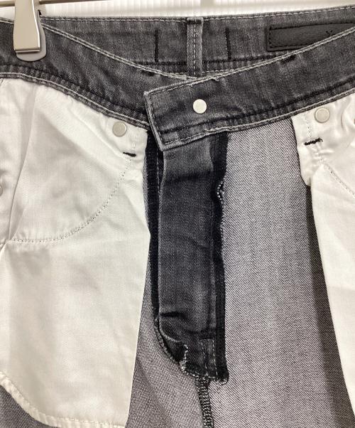 YANUK（ヤヌーク）YANUK (ヤヌーク) wide flare denim ブラック サイズ:22の古着・服飾アイテム