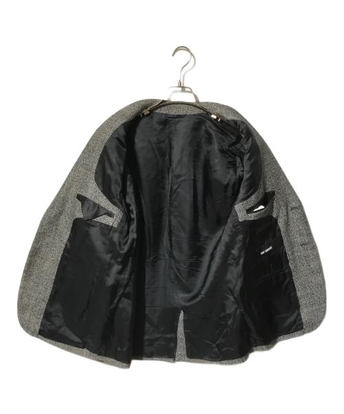 RAF SIMONS（ラフシモンズ）RAF SIMONS (ラフシモンズ) シルク＆リネンブレンドテーラードジャケット グレー サイズ:46の古着・服飾アイテム