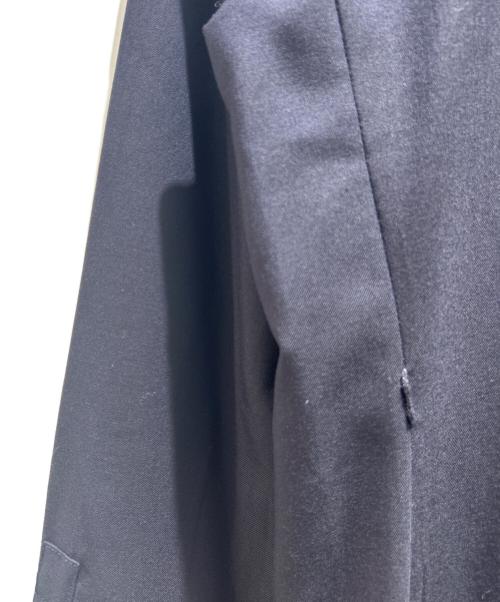 MaxMara（マックスマーラ）MaxMara (マックスマーラ) フリルシャツワンピース ネイビー サイズ:38の古着・服飾アイテム