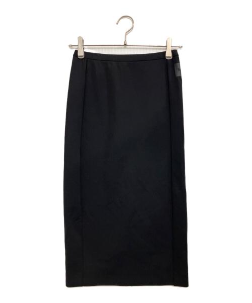 MaxMara（マックスマーラ）MaxMara (マックスマーラ) ストレッチジャージー ペンシル タイト ストレート ブラック サイズ:USA2の古着・服飾アイテム