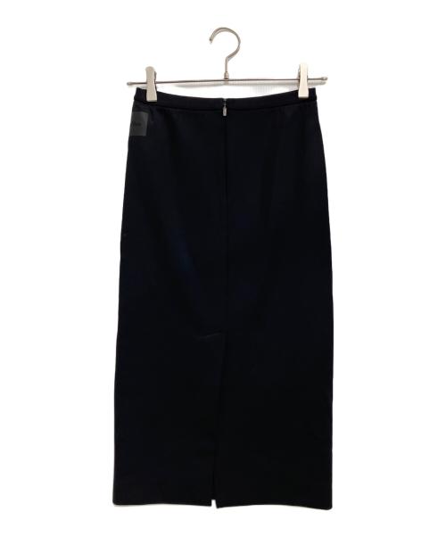 MaxMara（マックスマーラ）MaxMara (マックスマーラ) ストレッチジャージー ペンシル タイト ストレート ブラック サイズ:USA2の古着・服飾アイテム