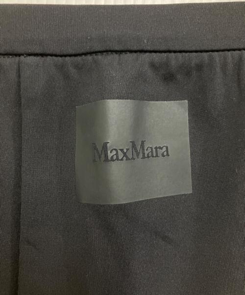 MaxMara（マックスマーラ）MaxMara (マックスマーラ) ストレッチジャージー ペンシル タイト ストレート ブラック サイズ:USA2の古着・服飾アイテム