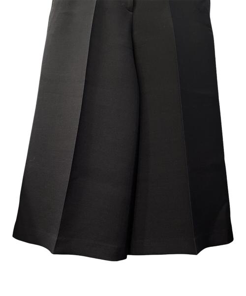 Christian Dior（クリスチャン ディオール）Christian Dior (クリスチャン ディオール) クロップドワイドパンツ ブラック サイズ:40の古着・服飾アイテム