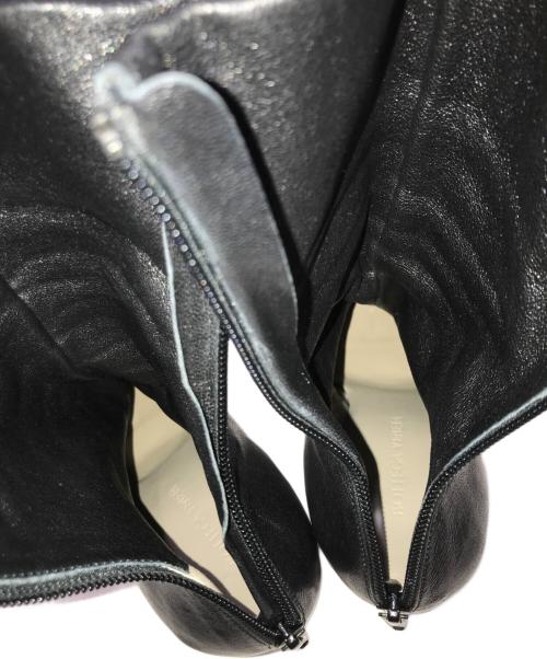 BOTTEGA VENETA（ボッテガベネタ）BOTTEGA VENETA (ボッテガベネタ) スクエアヒールブーツ ブラック サイズ:36の古着・服飾アイテム