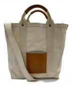 HENDER SCHEMEエンダースキーマ）の古着「campus bag」｜ナチュラル×キャメル