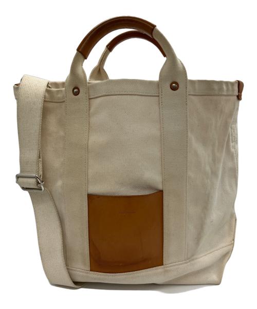 HENDER SCHEME（エンダースキーマ）Hender Scheme (エンダースキーマ) campus bag ナチュラル×キャメルの古着・服飾アイテム