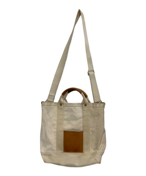 HENDER SCHEME（エンダースキーマ）Hender Scheme (エンダースキーマ) campus bag ナチュラル×キャメルの古着・服飾アイテム