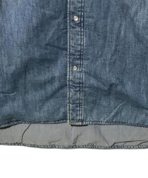 Maison Margiela（メゾンマルジェラ）Maison Margiela (メゾンマルジェラ) オーバーサイズ パデッドデニムシャツ インディゴ サイズ:38の古着・服飾アイテム
