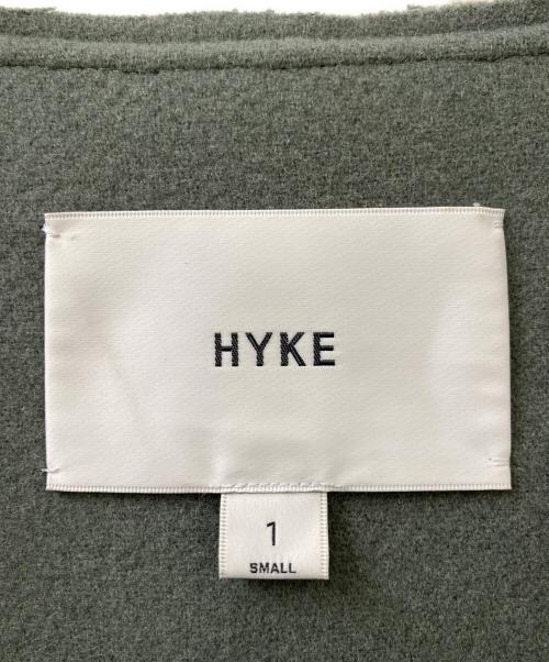 HYKE（ハイク）HYKE (ハイク) MELTON HOODED WORK COAT グリーン サイズ:1の古着・服飾アイテム