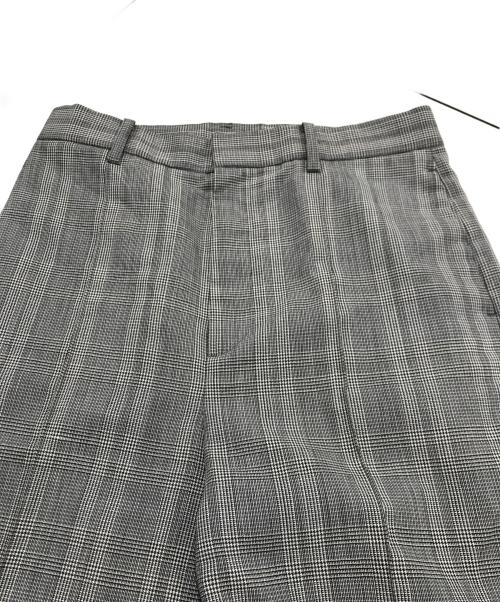 AURALEE（オーラリー）AURALEE (オーラリー) グレンチェックパンツ グレー サイズ:Oの古着・服飾アイテム