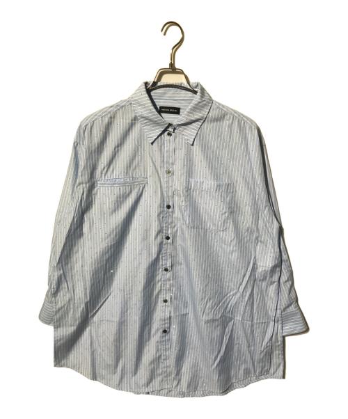 MAISON SPECIAL（メゾンスペシャル）MAISON SPECIAL (メゾンスペシャル) Rhinestone Overshirt スカイブルー サイズ:FREEの古着・服飾アイテム