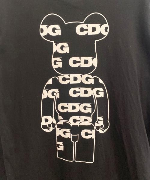 CDG（シーディージー）CDG (シーディージー) BE@RBRICK (ベアブリック) ロングスリーブカットソー ブラック サイズ:Mの古着・服飾アイテム